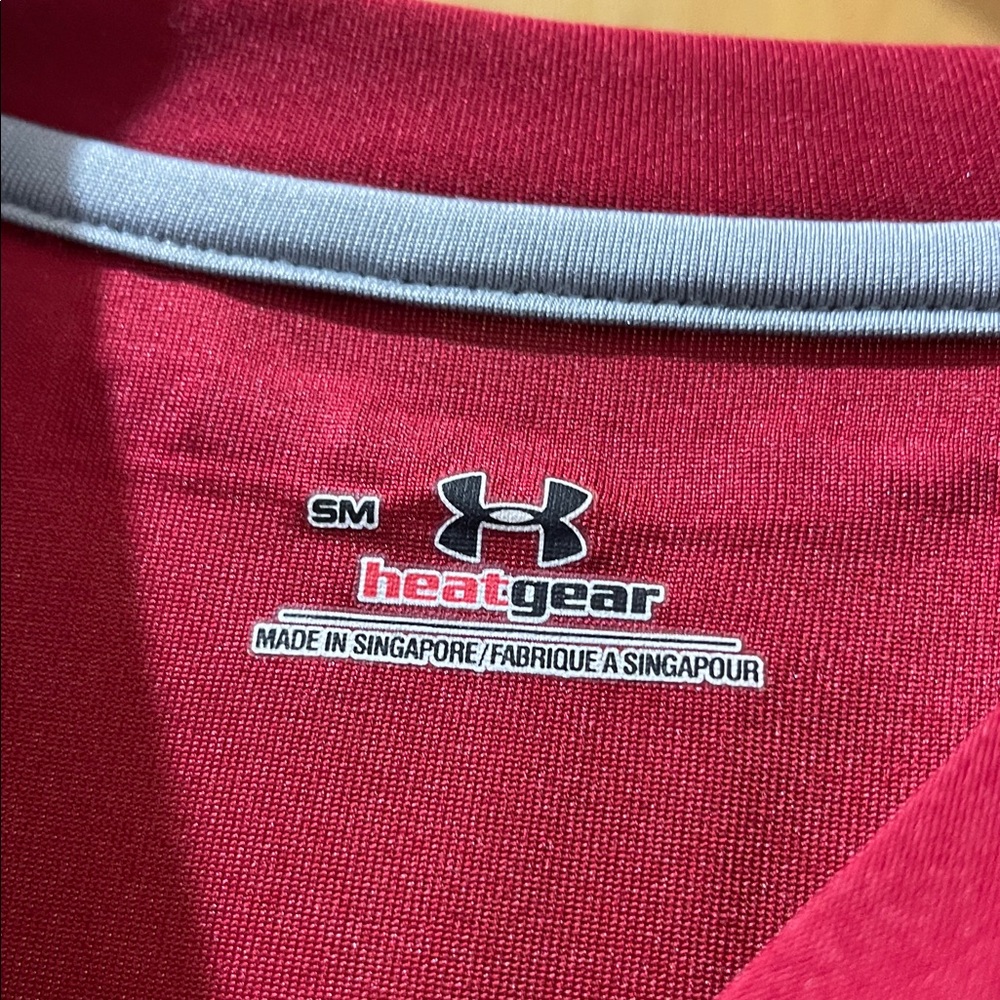 Under Armour Crimson Crewneck Tee - Picture 2 of 3
